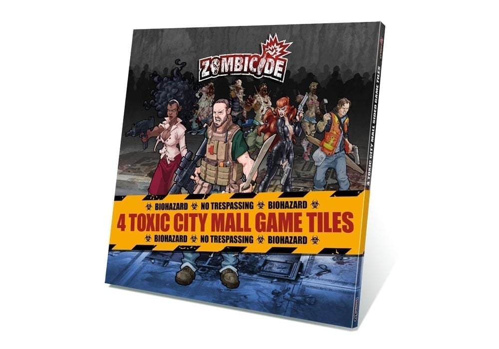 Cool Mini or Not Zombicide 4 Toxic City Mall Double Sided Game Tiles 