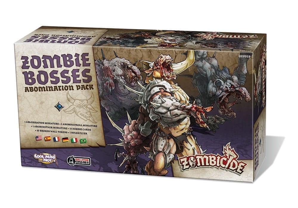Werezombie Abomination Zombicide Green Horde Kickstarter Exclusive w/cards 
