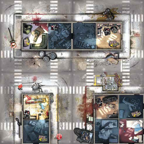 Zombicide Zombicide Invader Black Ops Map Tiles/Tokens Set Invader/Sci-Fi 