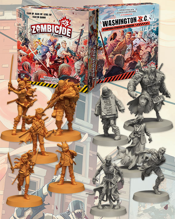 Zombicide  A zombie havoc boardgame by Guillotine Games